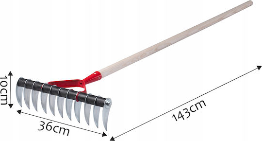 Kadax 132360 Furcă de grădină cu aerisire cu mâner