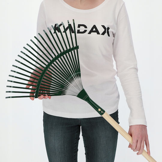 Kadax 143200 Градинска грабилка Гребло за трева с дръжка