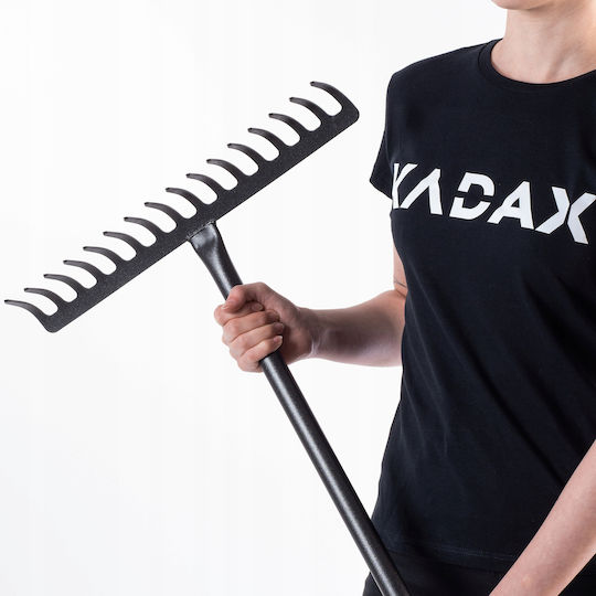 Kadax 26187 Градинска грабилка Гребло за трева с дръжка