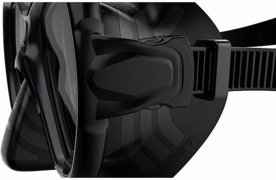 Seac Elba Black Silicone Diving Mask
