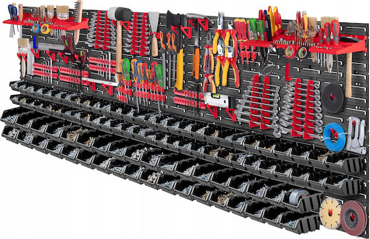 Работна дъска за стена Kadax 232x78см 174 части