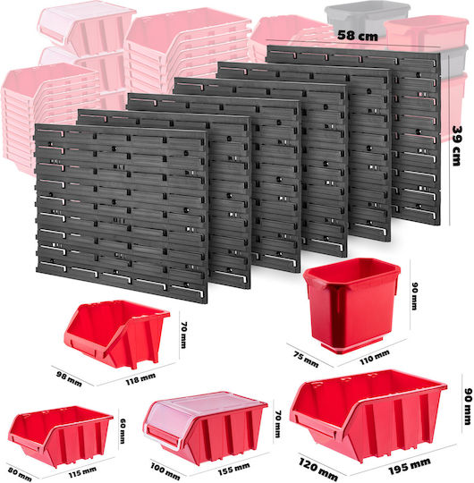 Kadax Garage Tool Board 174x78cm 150 Pieces