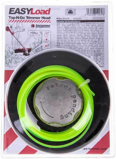 Tecomec Ръчна Глава Докосни И Тръгни 2 Изхода M10x1.25mm