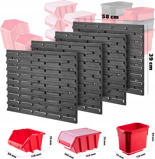 Kadax Tool Wall Board 116x78cm 83 Pcs