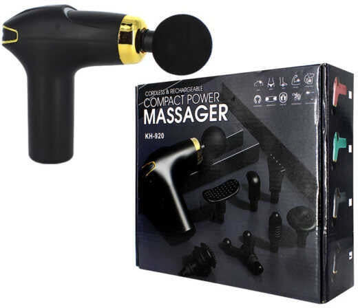 Fascial Gun Pro KH-920 Handheld Vibrating Massage Gun with 8 Accessories