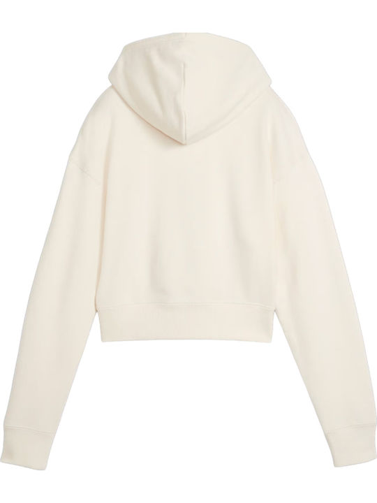Better Classics Cropped Women's Sweatshirt Jacket Hooded No Color