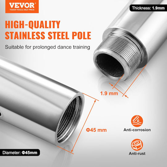 Vevor Pole-Dancing-Stange Rosa