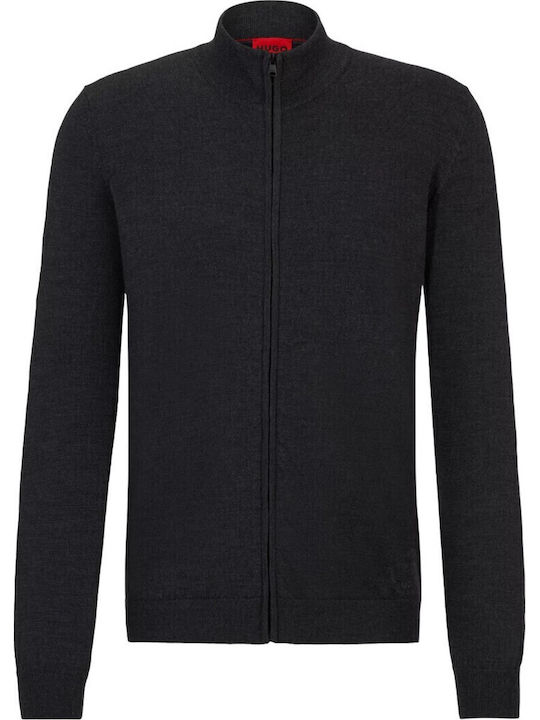 San Jorge Men's Cardigan Dark Grey