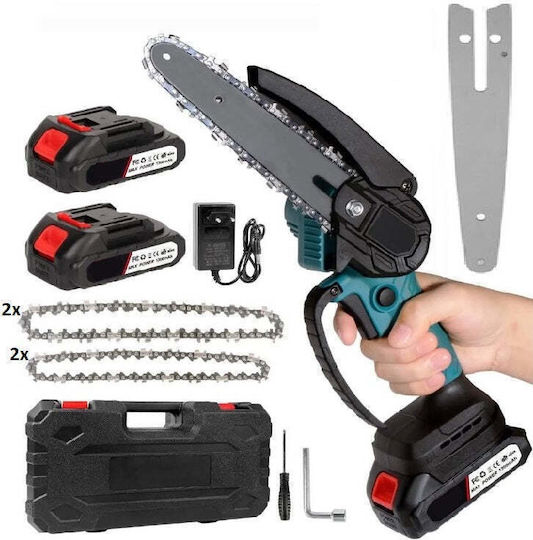 Akku-Kettensäge 2x1.3Ah 24V mit Schiene 10.16cm
