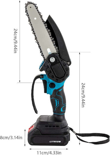 Αλυσοπρίονο Μπαταρίας 24V με Λάμα 10.16cm