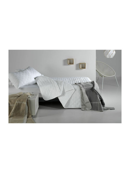 Pierre Cardin Quilt Double 200x270cm White