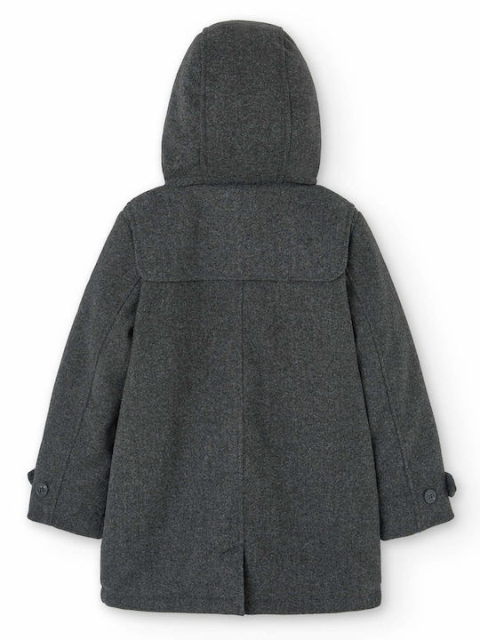 Kids' Coat Montgomery with Hood Gray