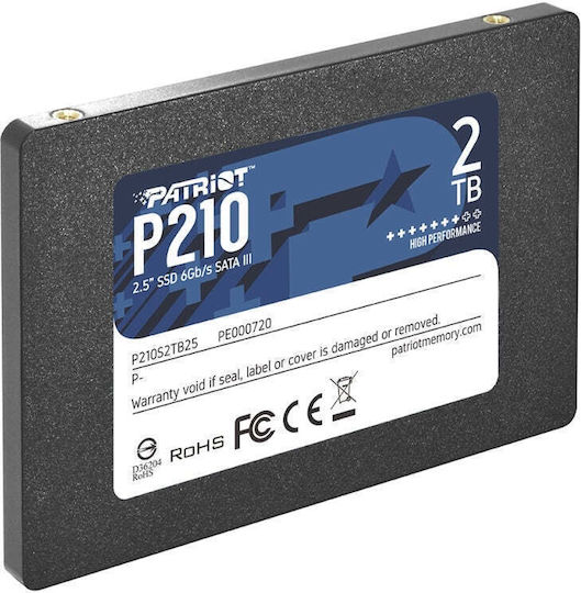 Patriot P210 SSD 2TB 2.5'' Type with SATA III Connection P210S2TB25