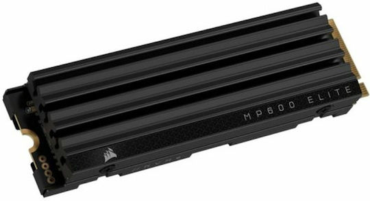 Corsair MP600 Elite SSD 1TB τύπου M.2 με σύνδεση PCI Express 3.0 και Ψύκτρα CSSD-F1000GBMP600EHS