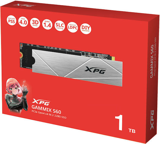 Adata XPG Gammix S60 SSD 1TB M.2 mit PCI Express 4.0 Schnittstelle