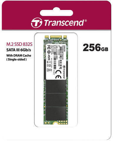 Transcend 832s SSD 256GB M.2 mit SATA III Anschluss