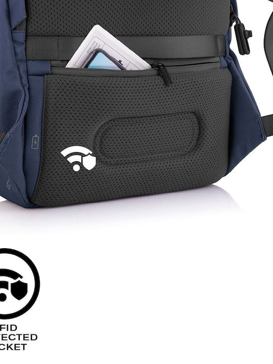 XD Design Bobby Soft Τσάντα Πλάτης για Laptop 15.6" με Θύρα USB σε Μπλε χρώμα