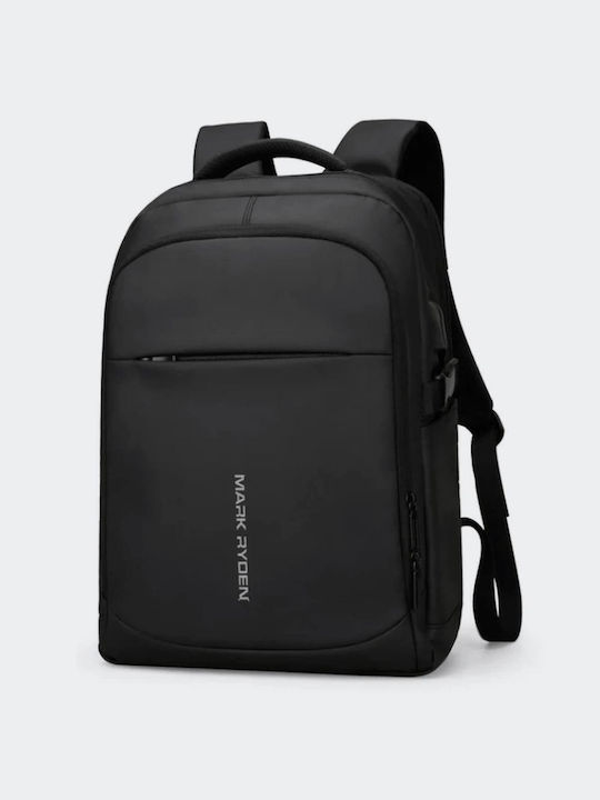 Mark Ryden MR9191DY Αδιάβροχη Τσάντα Πλάτης για Laptop 15.6" με Θύρα USB σε Μαύρο χρώμα