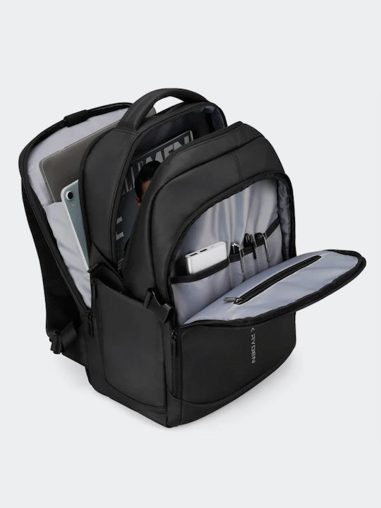 Mark Ryden MR9191DY Αδιάβροχη Τσάντα Πλάτης για Laptop 15.6" με Θύρα USB σε Μαύρο χρώμα