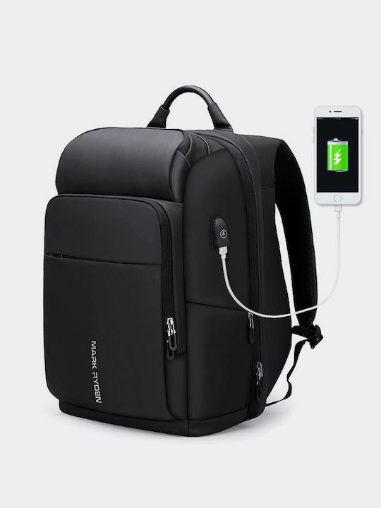 Mark Ryden MR7080D Wasserdichte Rucksack Für Laptop 17.3 Mit USB-Anschluss In Schwarz