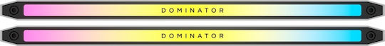 Corsair Dominator Titanium RGB DDR5 48GB RAM με 2x24GB Modules και Ταχύτητα 7200 για Desktop