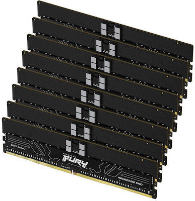 Kingston Fury Renegade Pro 256GB DDR5 RAM cu 8 module (8x32GB) și Viteză 6000 pentru Desktop