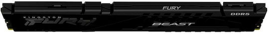 Kingston Fury Beast DDR5 με Module 1x8GB και Ταχύτητα 6000 για Desktop