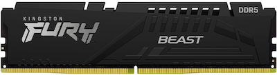 Kingston Fury Beast 128GB DDR5 RAM με 4 Modules (4x32GB) και Ταχύτητα 5200 για Desktop