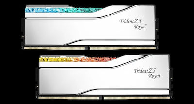 G.Skill Trident Z5 Royal 32GB DDR5 RAM cu 2 module (2x16GB) și Viteză 6400 pentru Desktop