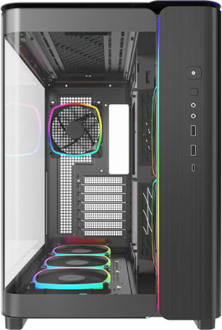Montech King 95 Pro Gaming Midi Tower Кутия За Компютър Със Страничен Прозорец Черна