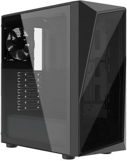 CoolerMaster CMP 520L Gaming Midi Tower Κουτί Υπολογιστή με Πλαϊνό Παράθυρο Μαύρο