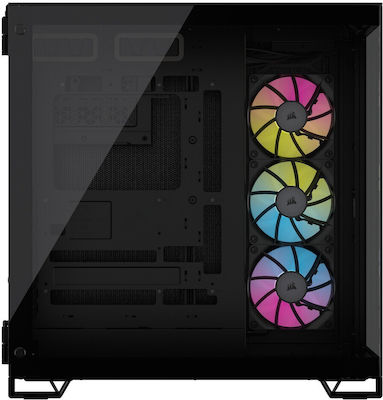 Corsair iCUE Link 6500X RGB Gaming Midi Tower Κουτί Υπολογιστή με Πλαϊνό Παράθυρο Μαύρο