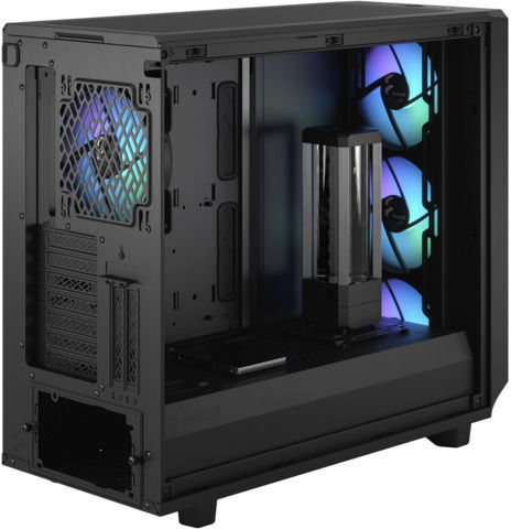 Fractal Design Meshify 2 Gaming Midi Tower Κουτί Υπολογιστή με Πλαϊνό Παράθυρο και RGB Φωτισμό Black TG Light Tint