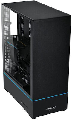 Lian Li SUP01 Midi Tower Computer Case with Window Panel and RGB Lighting Black