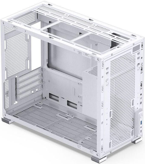 Jonsbo D31 Mesh Gaming Mini Tower Computer Case with Side Window White