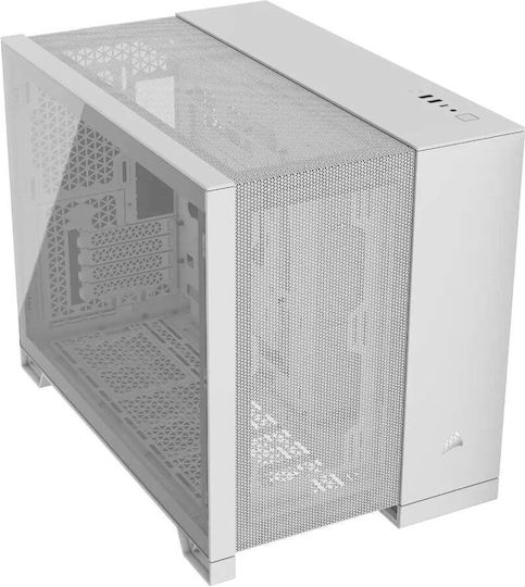 Corsair 2500D Airflow Gaming Middle Tower Carcasă Calculator cu Fereastră Laterală Alb