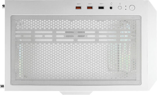 Cougar Airface RGB Gaming Midi Tower Computer Case with Side Window White