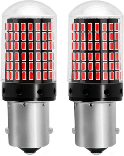Lămpi Autoturismului BA15S / P21W Canbus LED Roșu 12V 20W 2buc