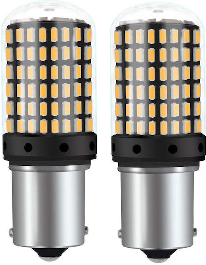 Lămpi Autoturismului BA15S / P21W Canbus LED Roșu 12V 20W 2buc