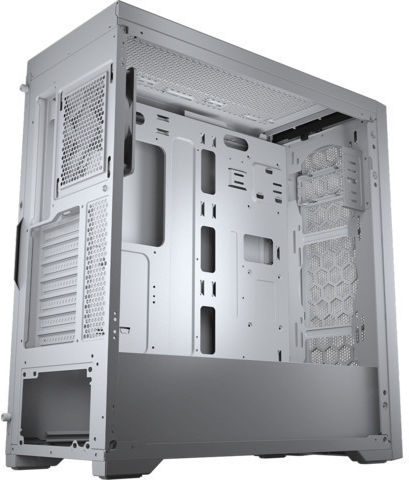 Cougar MX330-G Pro Гейминг Midi Tower Компютърна кутия със страничен прозорец Бял