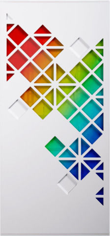 BitFenix Tracery Gaming Midi Tower Computer Case with RGB Lighting White