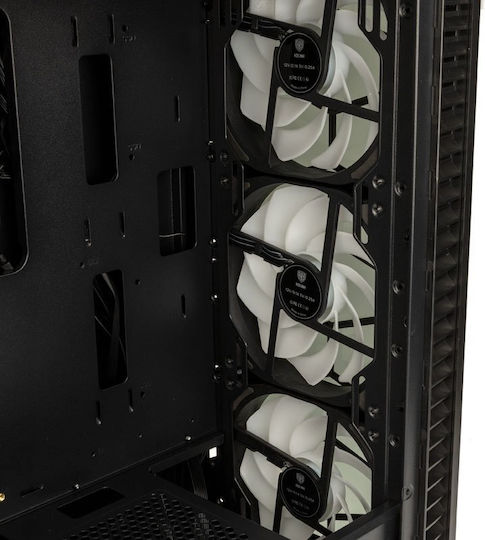 Kolink Observatory HF Plus Glass ARGB Gaming Midi Tower Κουτί Υπολογιστή με Πλαϊνό Παράθυρο Μαύρο
