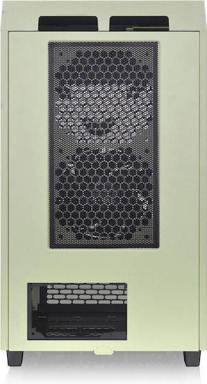 Thermaltake The Tower 200 Snow Mini Chassis Гейминг Мини кула Компютърна кутия със страничен прозорец Matcha Green