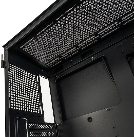 Kolink Observatory HF Mesh Core Геймърско бюро Midi Tower Компютърна кутия със страничен прозорец Черен