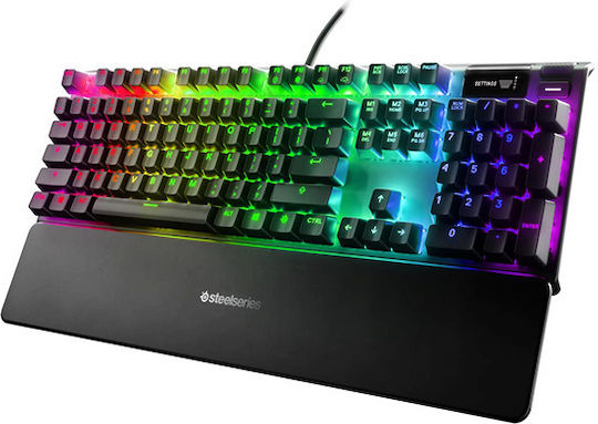 SteelSeries Apex Pro Hall Effect Gaming-Tastatur mit SteelSeries OmniPoint Schaltern und RGB-Beleuchtung (Englisch US)