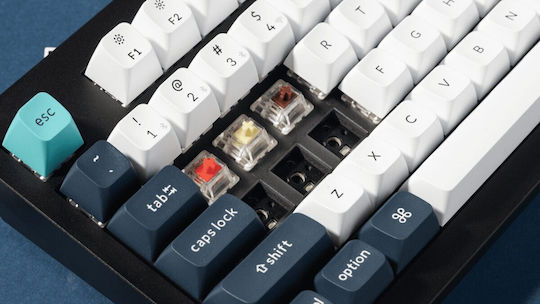 Keychron Q5 Max Q5M-M1 Ασύρματο Gaming Μηχανικό Πληκτρολόγιο με Gateron Jupiter Red διακόπτες και RGB φωτισμό (Αγγλικό US)