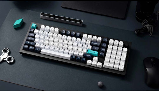 Keychron Q5 Max Q5M-M1 Ασύρματο Gaming Μηχανικό Πληκτρολόγιο με Gateron Jupiter Red διακόπτες και RGB φωτισμό (Αγγλικό US)
