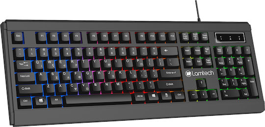 Lamtech LAM021325 Gaming Πληκτρολόγιο με RGB φωτισμό (Ελληνικό)