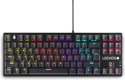 Spartan Gear Lochos 2 Gaming Mechanische Tastatur Tenkeyless mit RGB-Beleuchtung (Englisch US)