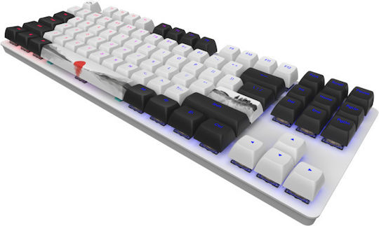 Dark Project 87 FUJI Gaming Mechanische Tastatur Tenkeyless mit G3MS Sapphire Schaltern und RGB-Beleuchtung (Englisch US) Mehrfarbig
